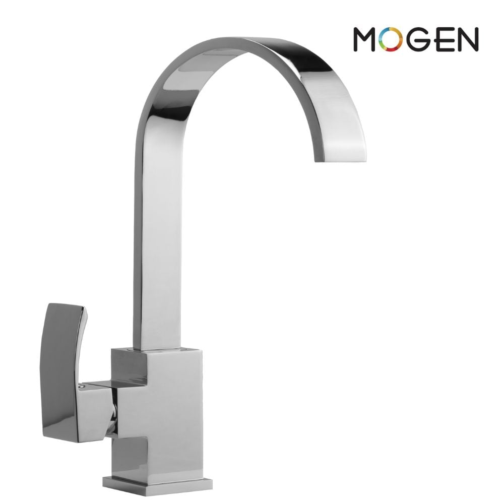 ก๊อกผสมอ่างล้างหน้า ทรงโค้ง MOGEN FCA97M_1